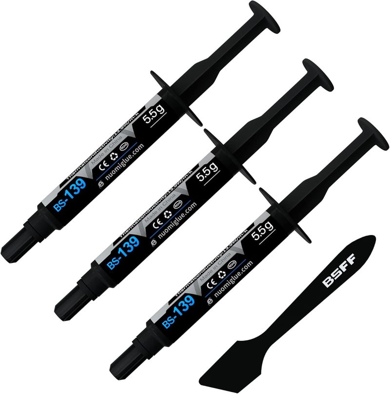 BSFF Thermal Paste, 16.5g with Toolkit CPU Paste Thermal Compound Paste Heatsink for IC/Processor/CPU/All Coolers, Carbon Based High Performance - Image 1